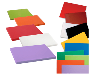 Cuchillos y tablas de colores: para qué sirve cada uno