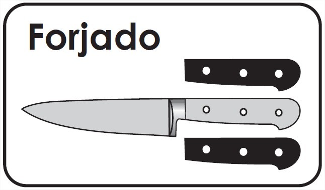 Cuchillo 3 Claveles Jamonero Forjado Forge 30 cm