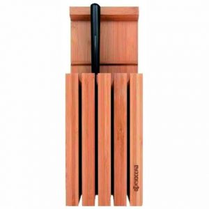 Cuchillalia - Bloque de Bambú para 4 cuchillos de Kyocera modelo KBLOC4