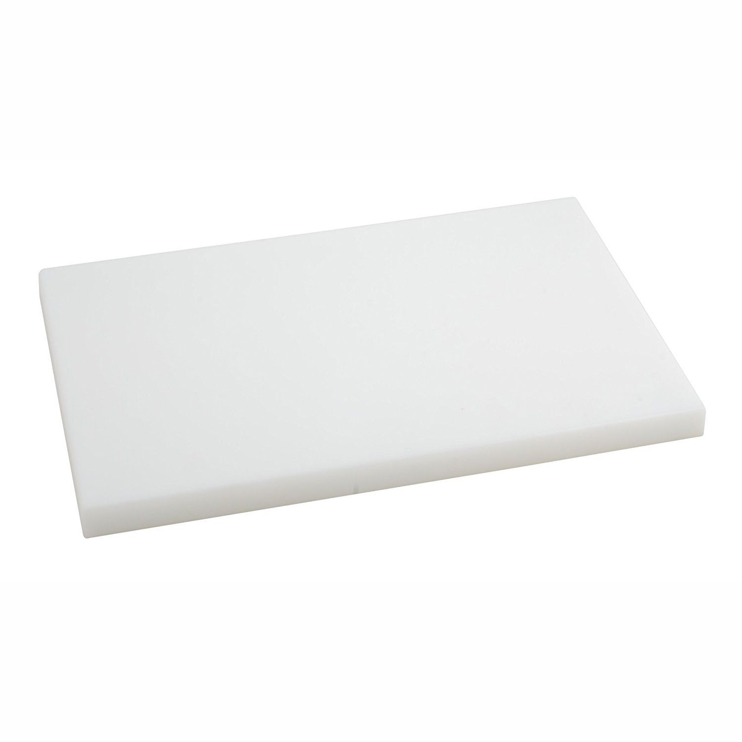 Tabla de corte en polietileno de 60x40 cm espesor 20 mm color blanco -  Metaltex