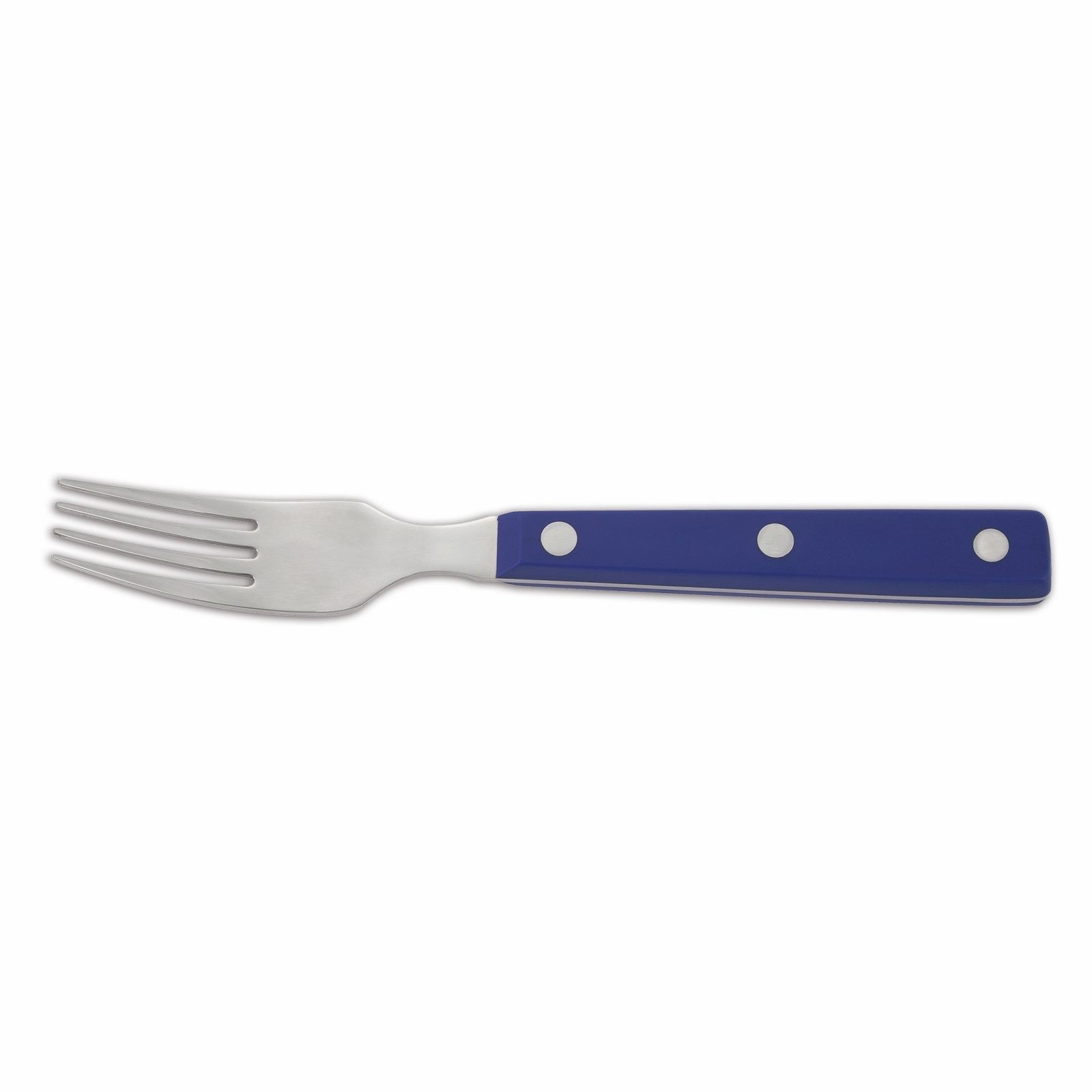 Tenedor de mesa con mango azul - Arcos 374723