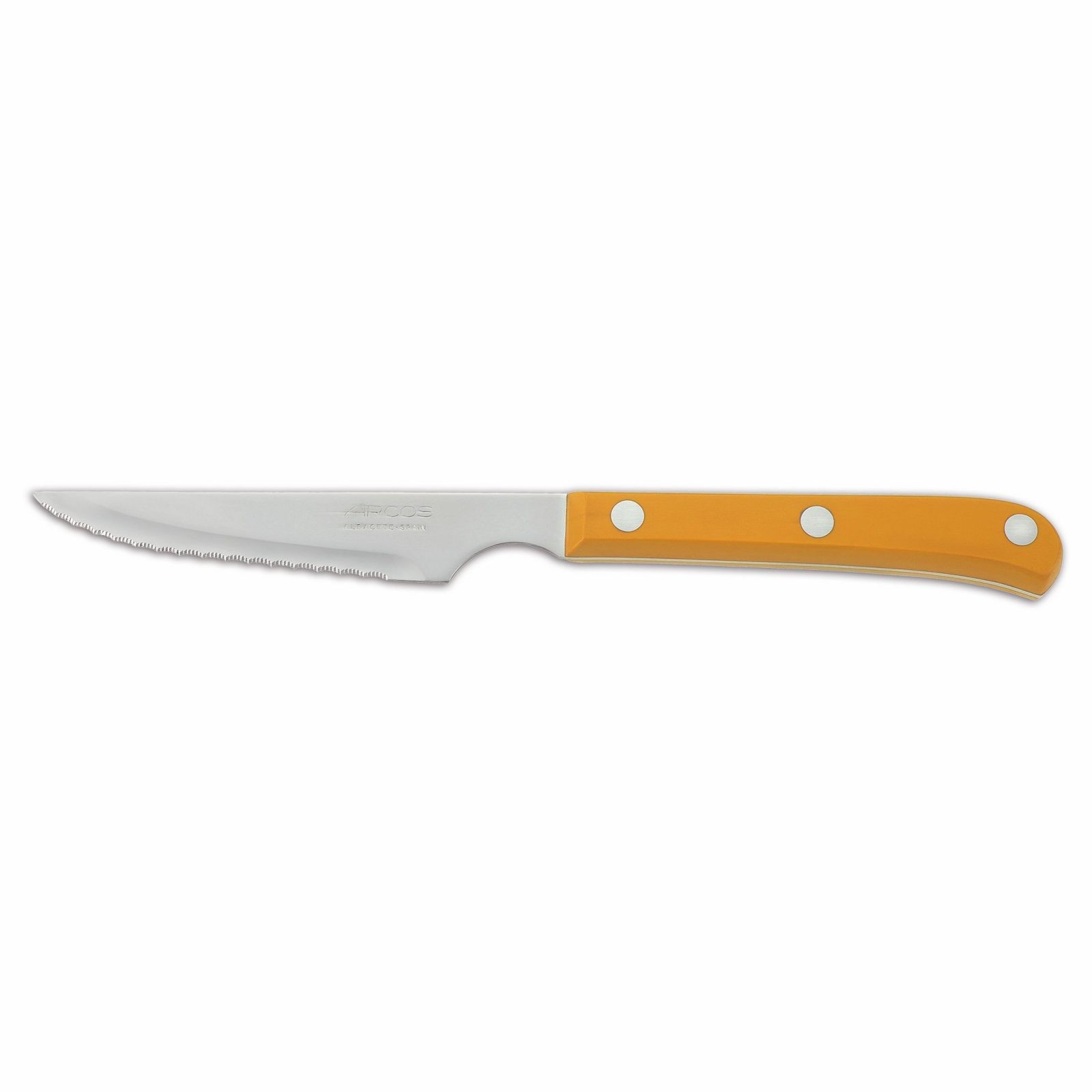 Cuchillo chuletero con mango amarillo - Arcos 374825
