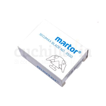 Caja de 10 cuchillas de recambio (3550.20) para el cúter de seguridad Martor Secumax 350 – Cuchillalia.com
