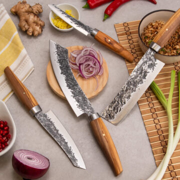 Colección de cuchillos 3 Claveles Japonés – Cuchillalia.com