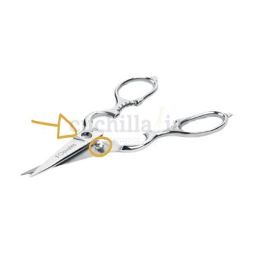 Tornillo y tuerca de recambio para las tijeras desmontables de 3 Claveles de referencia 409 – Cuchillalia.com