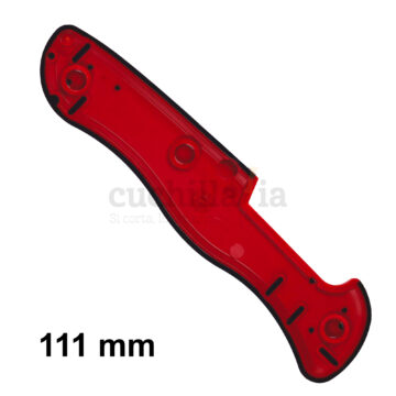 Reverso de la cacha trasera roja con grip de 111 mm para Navajas Victorinox Hunter – Cuchillalia.com