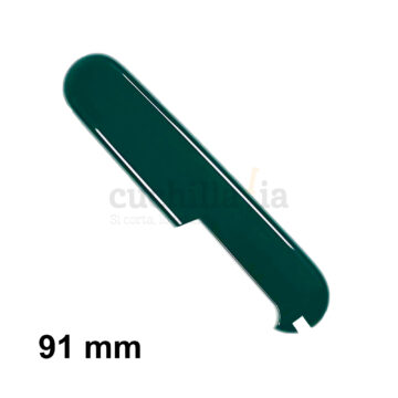 Cacha trasera de 91 mm en color verde de recambio para navajas multiusos Victorinox – C-3604.4 – Cuchillalia.com
