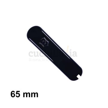 Cacha delantera de 65 mm en color negro de recambio para navajas multiusos Victorinox – C-6403.3 – Cuchillalia.com