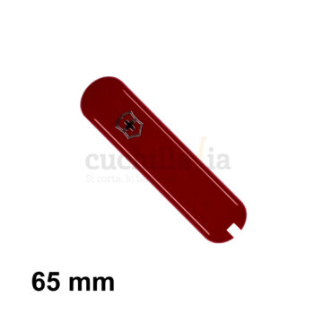 Cacha delantera de 65 mm en color rojo de recambio para navajas multiusos Victorinox – C-6400.3 – Cuchillalia.com