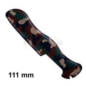 Cacha trasera de 111 mm de camuflaje bosque verde de recambio para navajas multiusos Victorinox C-8994.4 - Cuchillalia.com