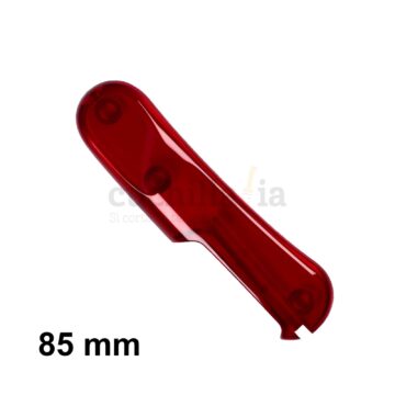 Cacha trasera de 85 mm en color rojo transparente de recambio para navajas multiusos Victorinox C-2700.ET4 – Cuchillalia.com