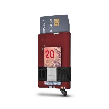Tarjetero multiusos Victorinox Smart Card Wallet Iconic Red, billetera – 0.7250.13 – Cuchillalia.com