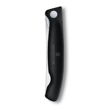 Cuchillo plegable Victorinox Swiss Classic, con hoja lisa y mango negro – Cerrado – Cuchillalia.com