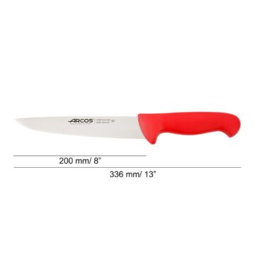 cuchillo-carnicero-rojo-20-cm-arcos-294822-medidas