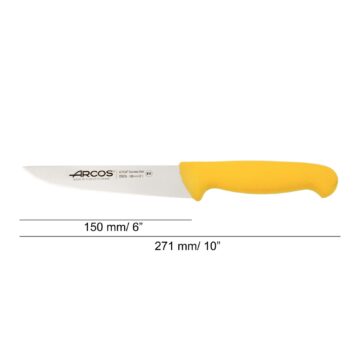 cuchillo-cocina-amarillo-15-cm-arcos-290500-medidas