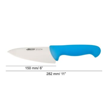 cuchillo-cocinero-azul-15-cm-arcos-292023-medidas