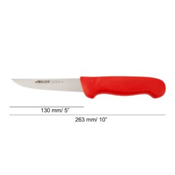 cuchillo-deshuesador-rojo-13-cm-arcos-294422-medidas