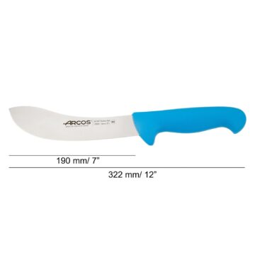 cuchillo-despellejador-azul-19-cm-arcos-295423-medidas