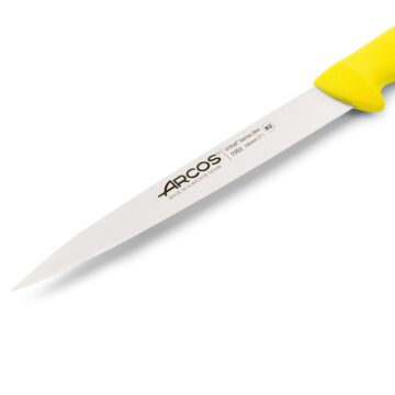 cuchillo-fileteador-semiflexible-amarillo-19-cm-arcos-295200-hoja