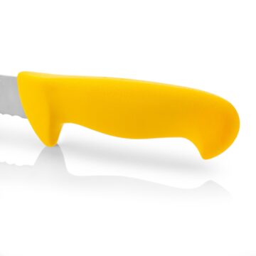 cuchillo-pastelero-dentado-flexible-amarillo-35-cm-arcos-293600-mango