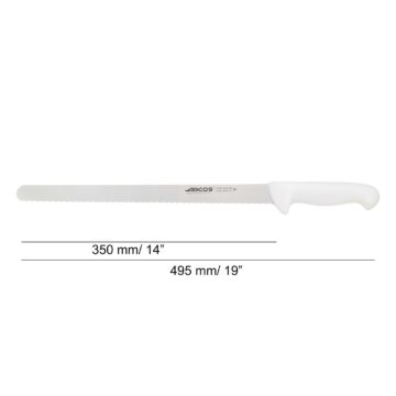 cuchillo-pastelero-dentado-flexible-blanco-35-cm-arcos-293624-medidas