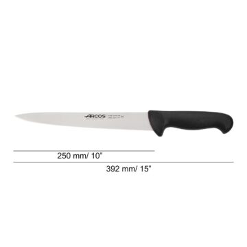 cuchillo-trinchante-negro-25-cm-arcos-295525-medidas