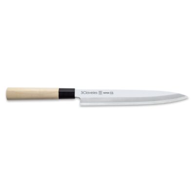 Cuchillo yanagiba de 24 cm 3 Claveles Nipon 1936 - Cuchillalia.com