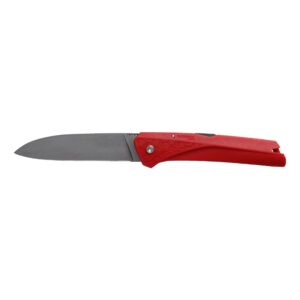 Navaja roja Kiana Origine con filo liso - Cuchillalia.com